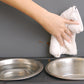 wipe wall mat clean spills stains dog bowls food water